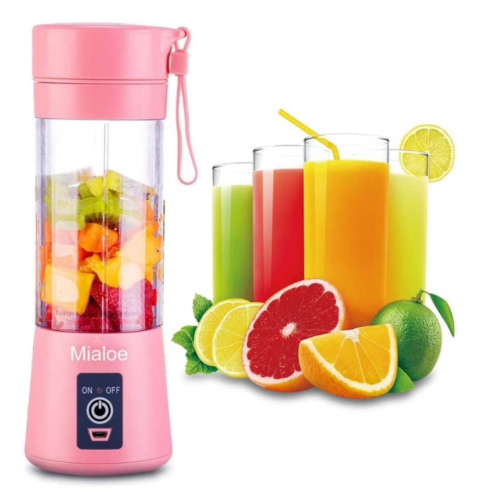 Portable Blender, Portable Juicer, Fruit Mixer - 6 Blades in 3D, 380ml